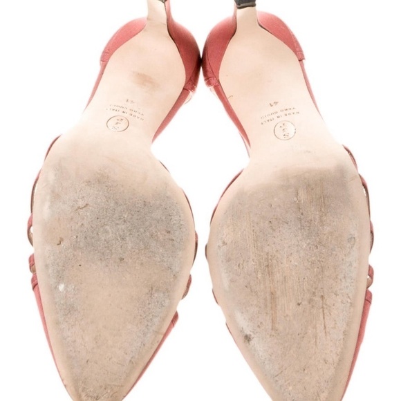 Sarah Jessica Parker T-Strap Canvas Pumps Size 11 - Picture 4 of 6